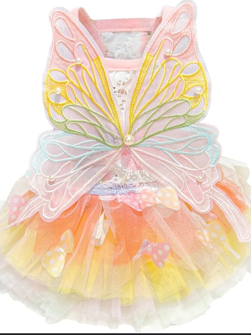NEW Fairy Dog Outfit Size Large New With Tags